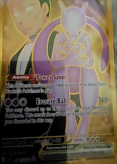 2025 Pokémon SV10 #125 Team Rocket's Mewtwo ex SAR — front