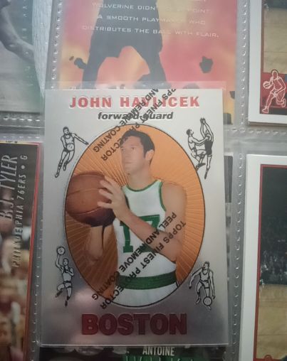 1996 Topps Finest Reprint #20 John Havlicek — front