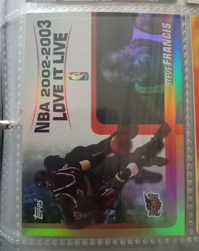 2002-03 Topps Love It Live #LL-SF Steve Francis — front