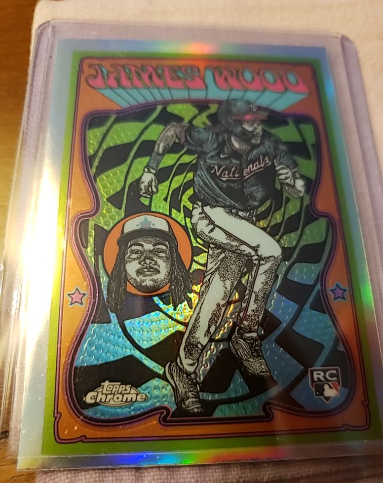 2025 Topps Chrome Ultra Violet All-Stars #UV-11 James Wood — front