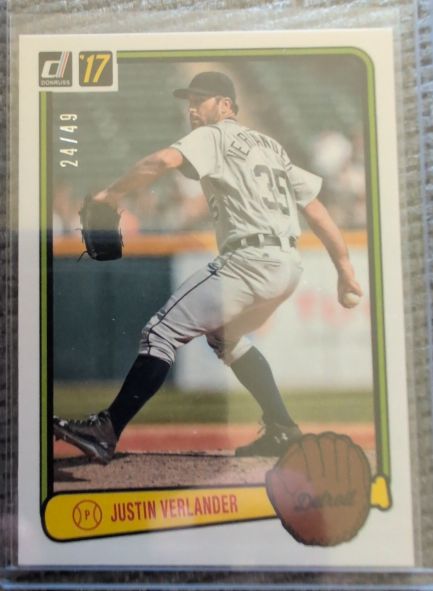 2017 Donruss Retro Variations 1983 #RV-12 Justin Verlander — front