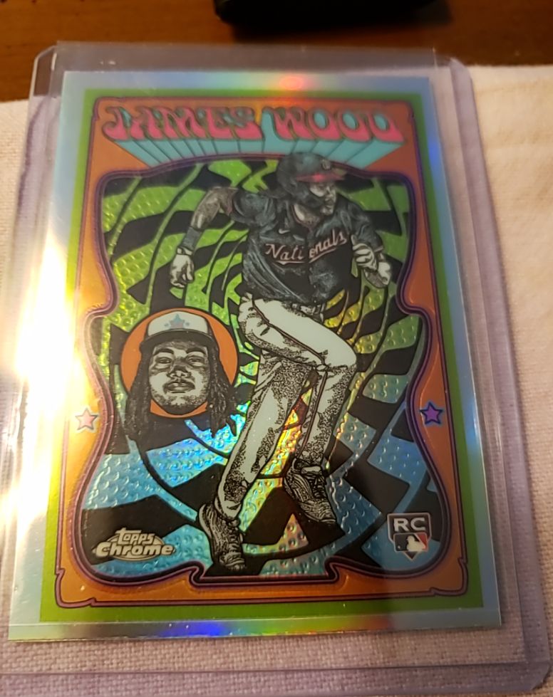 2025 Topps Chrome Ultra Violet All Stars #UV-11 James Wood — front