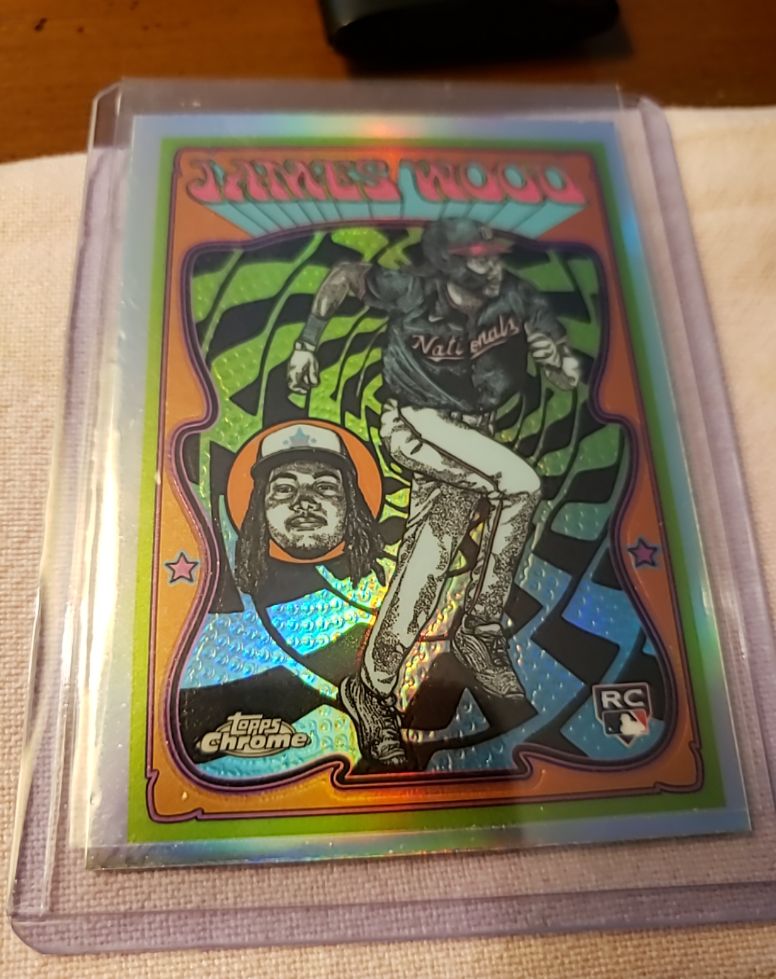 2025 Topps Chrome Ultra Violet All Stars UV-11 James Wood — front