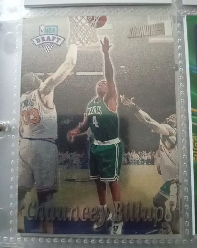 1997-98 Topps Stadium Club #205 Chauncey Billups Rookie Card Boston Celtics — front