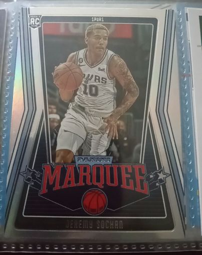 2022-23 Panini Chronicles Marquee #255 Jeremy Sochan — front