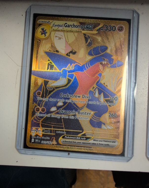 Pokemon TCG Sv10: Destined Rivals Cynthia's Garchomp EX #241/182 — front