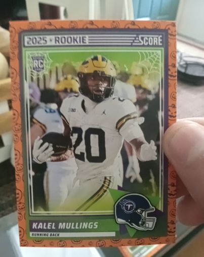 2025 Panini Score A Treat #62 Kalel Mullings — front