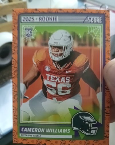 2025 Panini Score A Treat #66 Cameron Williams — front