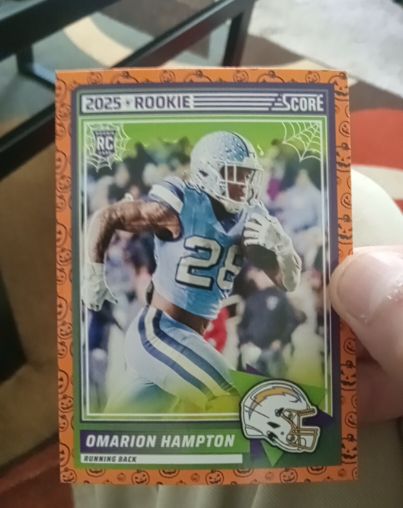 2025 Panini Score A Treat #37 Omarion Hampton — front