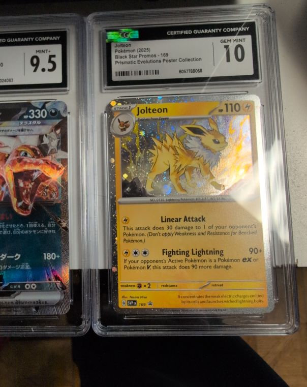 Jolteon 2025 Black Star Promos #169 Prismatic Evolutions Poster Collection — front