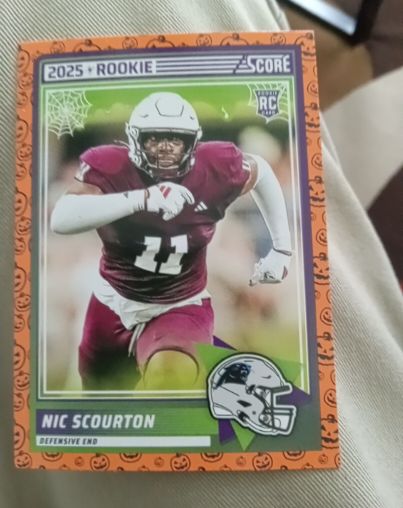 2025 Score A Treat Halloween #27 Nic Scourton Rookie — front