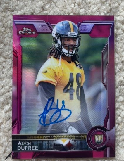2015 Topps Chrome #157 Alvin Dupree — front