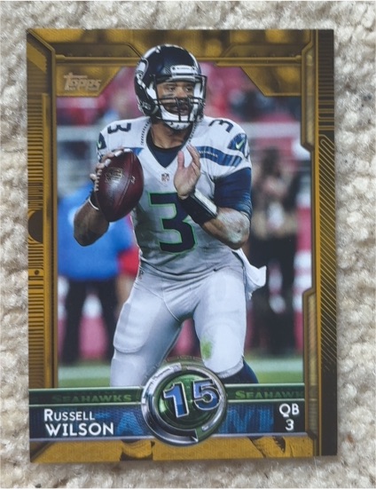 2015 Topps #366 Russell Wilson — front