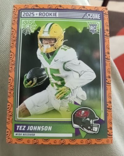 2025 Panini Score-A-Treat #34 Tez Johnson — front