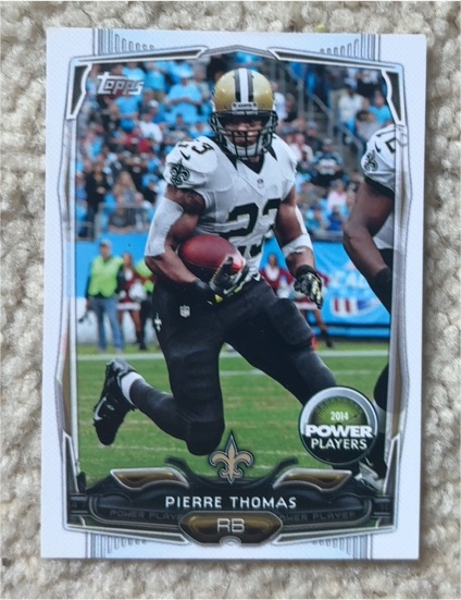 2014 Topps Power Players #PP93 Pierre Thomas — front
