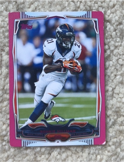 2014 Topps #142 Ronnie Hillman — front