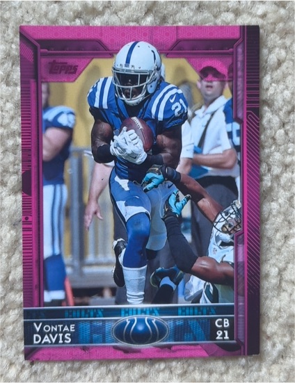 2015 Topps Chrome #66 Vontae Davis — front