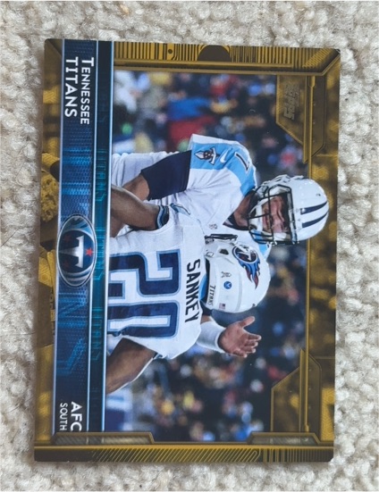 2015 Topps Football Ryan Tannehill #AFC South Tennessee Titans — front