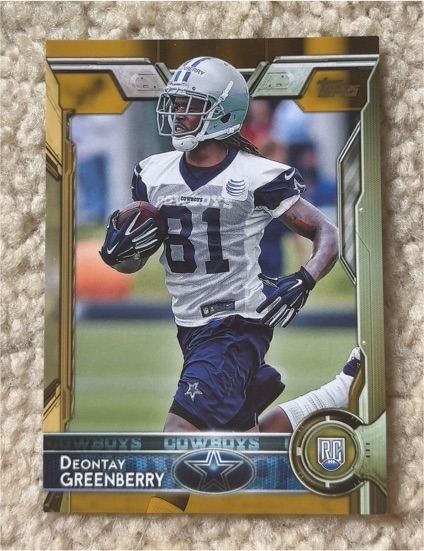 2015 Topps #404 Deontay Greenberry — front