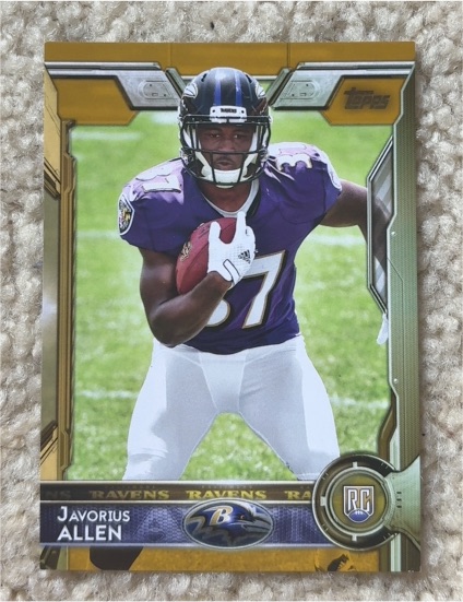 2015 Topps #410 Javorius Allen — front