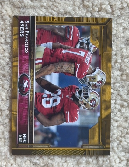 2015 Topps #405 San Francisco 49ers Football Card — front