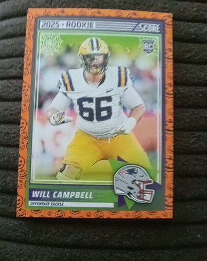 2025 Panini Score A Treat #25 Will Campbell — front