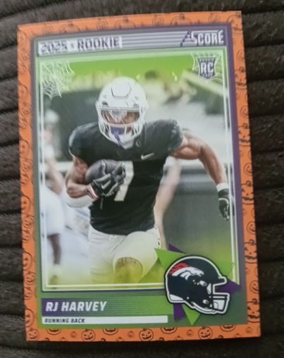 2025 Panini Score-A-Treat #49 RJ Harvey — front