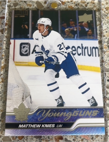 2023-24 Upper Deck Series 1 Young Guns #222 Matthew Knies — front
