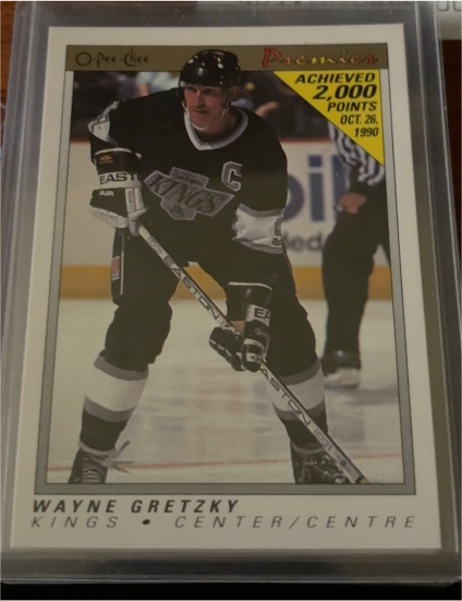 1990-91 O-Pee-Chee Premier #38 Wayne Gretzky — front