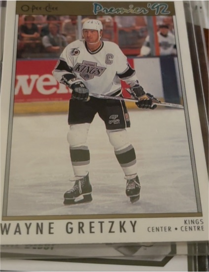 1991-92 O-Pee-Chee Premier #3 Wayne Gretzky Los Angeles Kings — front