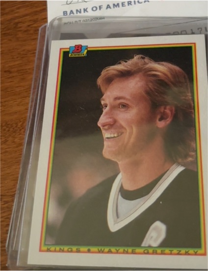 1990-91 Bowman #143 Wayne Gretzky — front