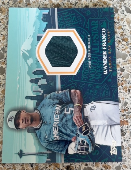 2023 Topps Update All-Star Stitches #ASR-WF Wander Franco — front