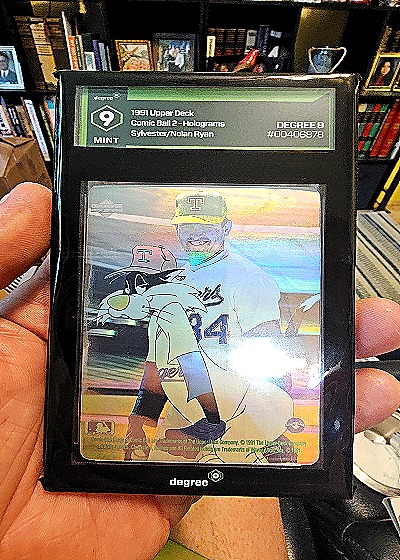 1991 Upper Deck Comic Ball 2 - Holograms Sylvester/Nolan Ryan — front