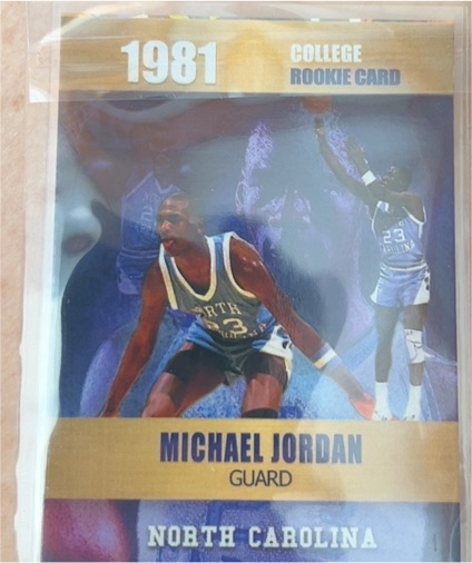 1981 Rookie Phenoms Michael Jordan North Carolina #N/A — front