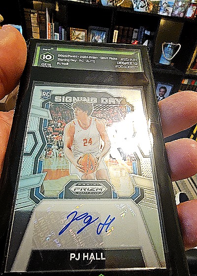 2024 Panini Prizm Draft Picks Signing Day #SD-PJH PJ Hall Rookie Auto — front