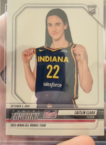 2024 Panini Instant WNBA #247 Caitlin Clark All-Rookie Team Indiana Fever — front