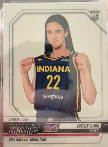 2024 Panini Instant WNBA #247 Caitlin Clark All-Rookie Team Indiana Fever — front