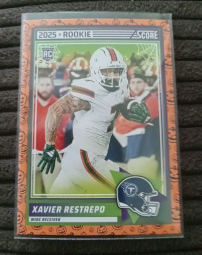2025 Panini Score-A-Treat #6 Xavier Restrepo Rookie — front