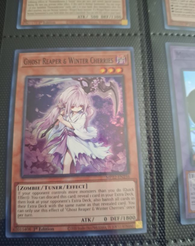2015 Yu-Gi-Oh! MP17-EN022 Ghost Reaper & Winter Cherries — front