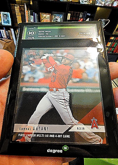 2018 Topps Now #553 Shohei Ohtani — front