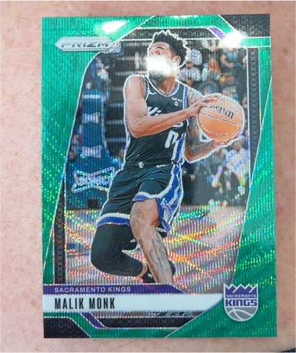 2024-25 Panini Prizm Fast Break #93 Malik Monk — front