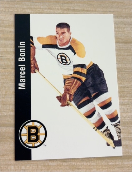 1994-95 Parkhurst Missing Link #19 Marcel Bonin — front