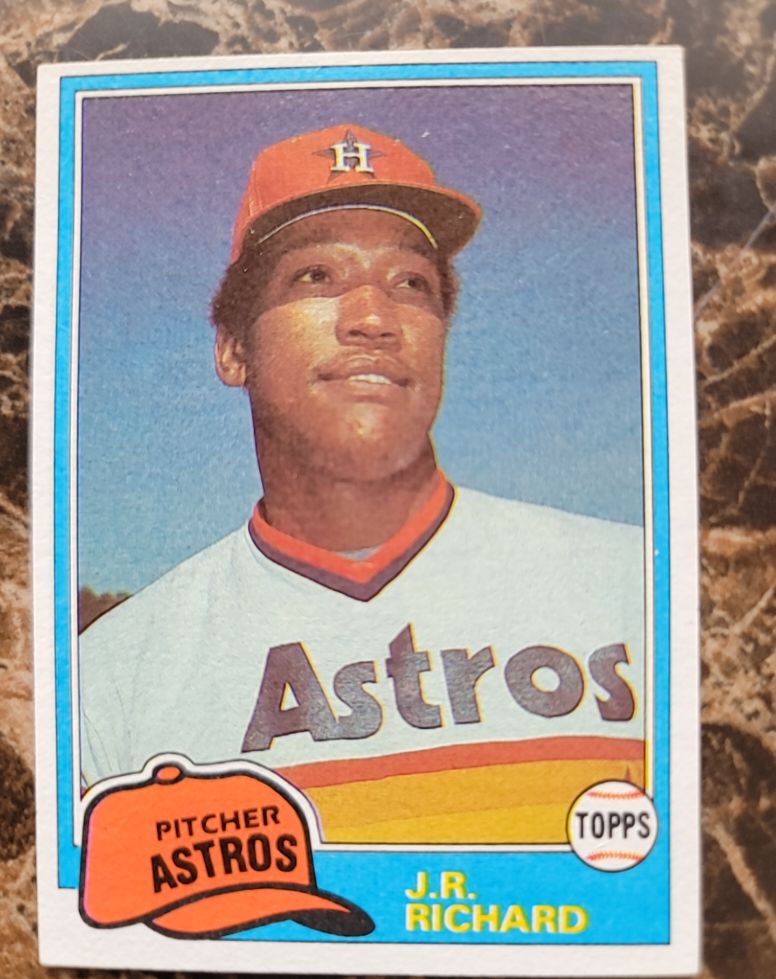 1981 Topps #350 J.R. Richard Houston Astros — front
