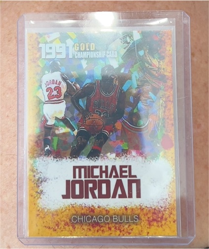 1991 Gold Championship Card Michael Jordan — front