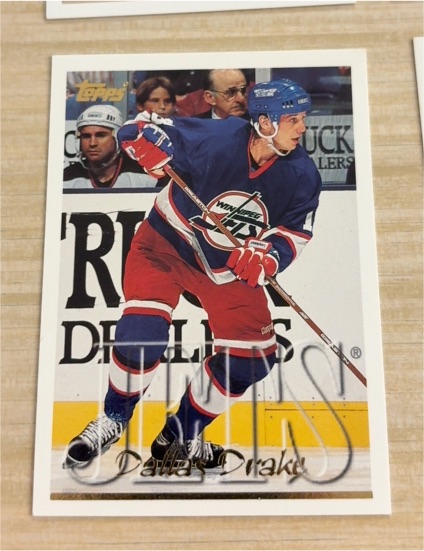 1995-96 Topps #328 Dallas Drake — front