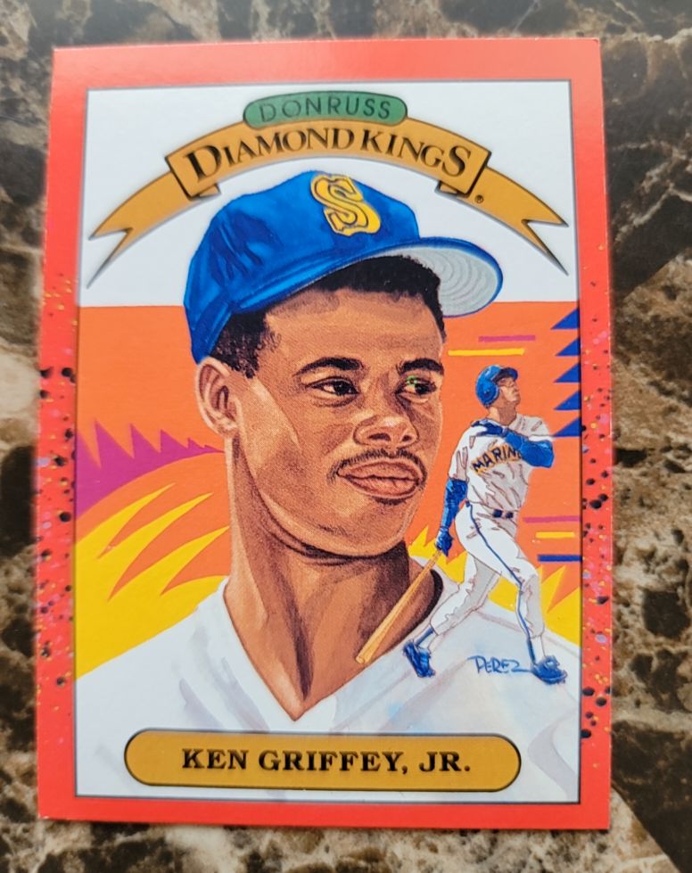 1990 Donruss Diamond Kings #4 Ken Griffey Jr. — front