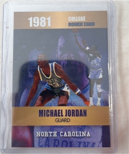 1981 Rookie Phenoms Michael Jordan North Carolina Rookie Card — front