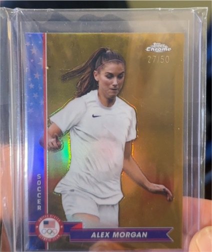 2024 Topps Chrome U.S. Olympic Team #12 Alex Morgan — front