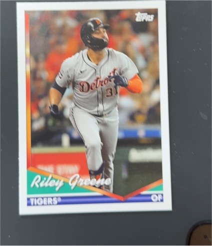 2024 Topps Archives - 1994 Topps #206 Riley Greene — front