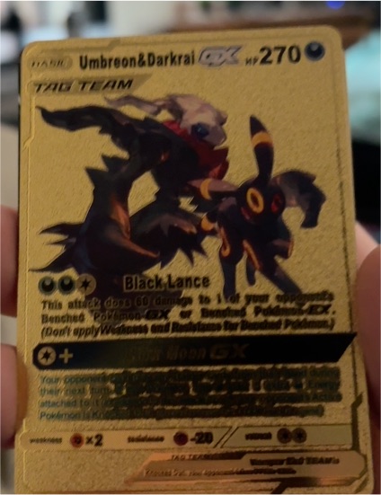 2017 Pokémon SM241 Umbreon & Darkrai GX — front